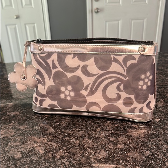 Vera Bradley Night & Day 2010Spring Pattern Zipped Travel Mesh Outer w/Liner GUC - Picture 9 of 16